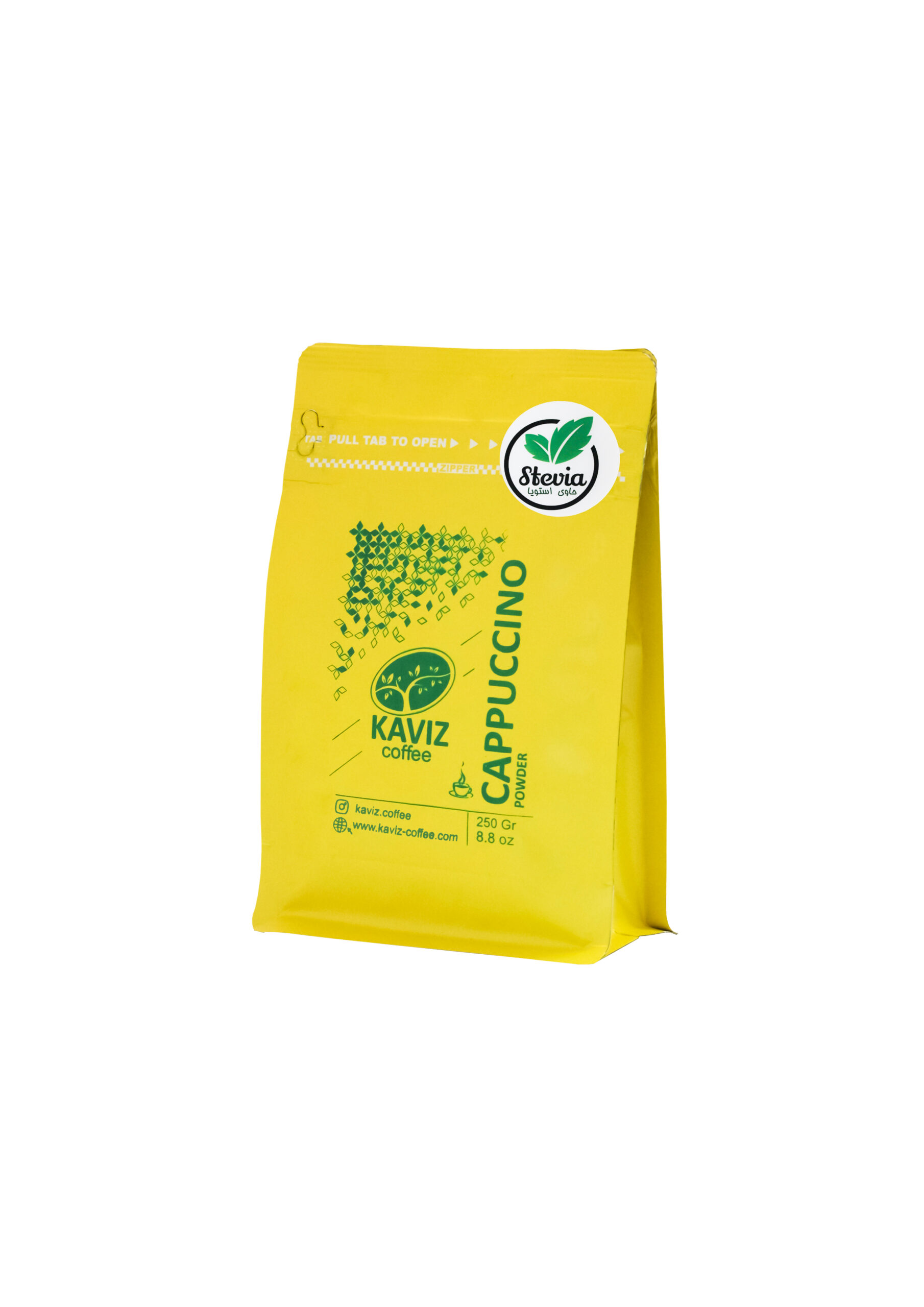 پودر کاپوچینو حاوی استویا — تصویر ۲