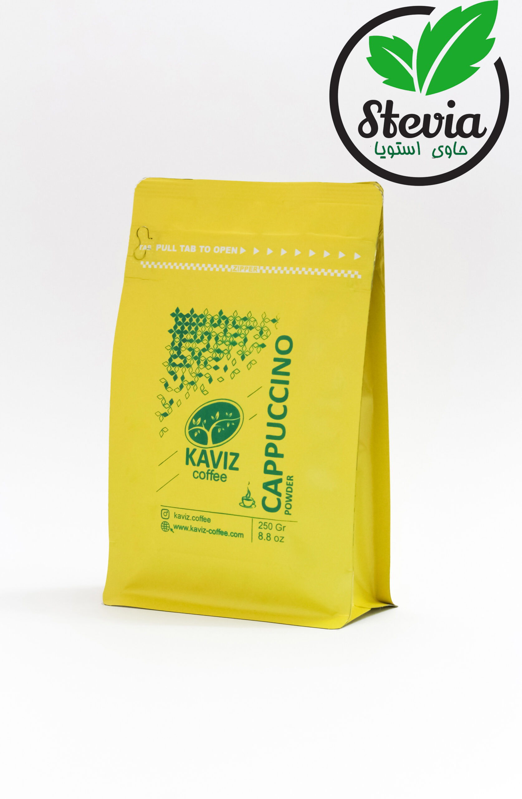 پودر کاپوچینو حاوی استویا — تصویر ۳