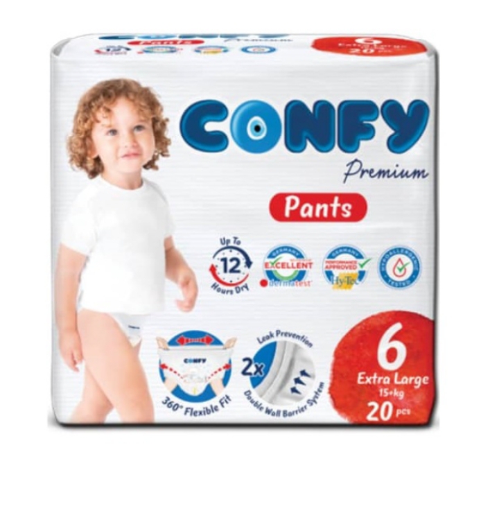 پوشک کانفی شورتی سایز 6