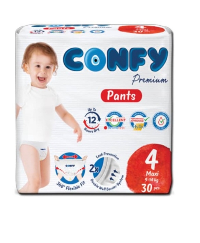 پوشک کانفی شورتی سایز 4