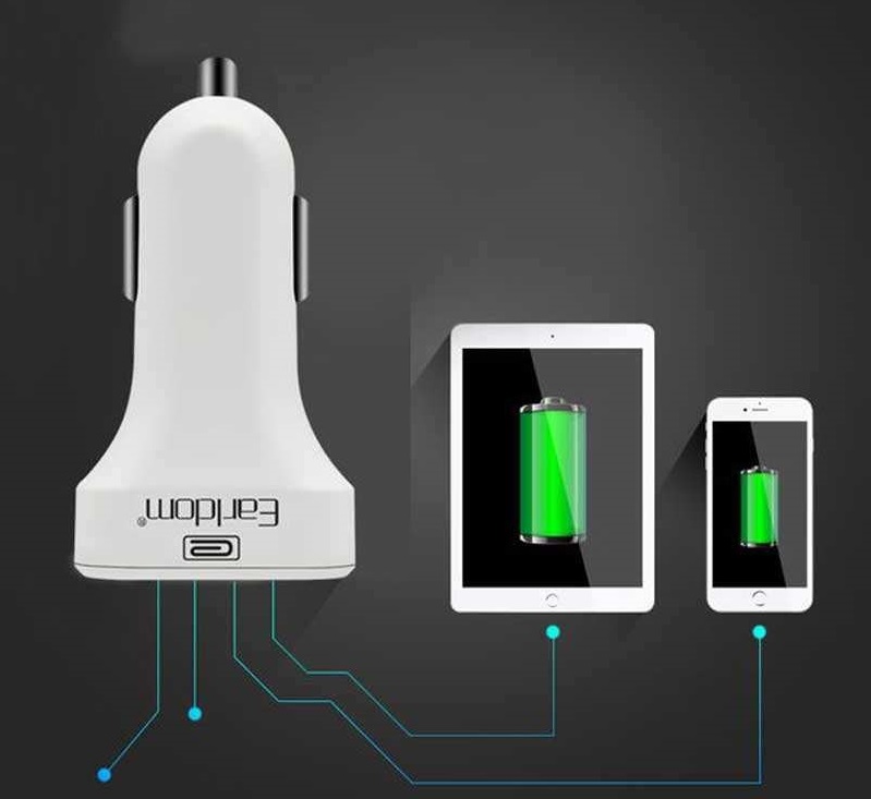 شارژر فندکی ارلدام مدل ES-131 به همراه کابل تبدیل Micro USB — تصویر ۶
