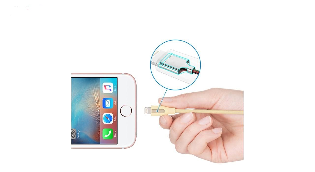 کابل تبدیل USB به لایتنینگ انکر مدل A8121HB1 PowerLine Plus طول ۰٫۹ متر همراه با محفظه نگهدارنده — تصویر ۶