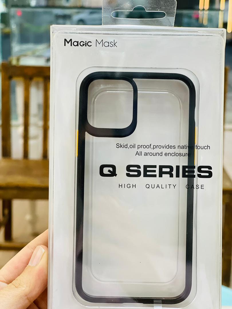 کاور Q Series مدل Magic Mask همراه با نوار محافظ دور لنز مناسب برای گوشی موبایل اپل IPhone 11 Pro — تصویر ۶