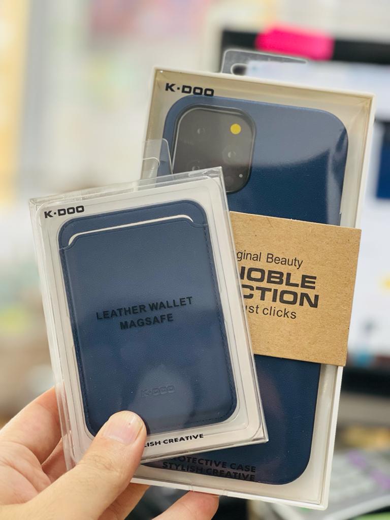 ست قاب چرم گوشی آیفون iPhone 12 ProMax مدل K.Doo MAG Noble به همراه Wallet Magsafe — تصویر ۸