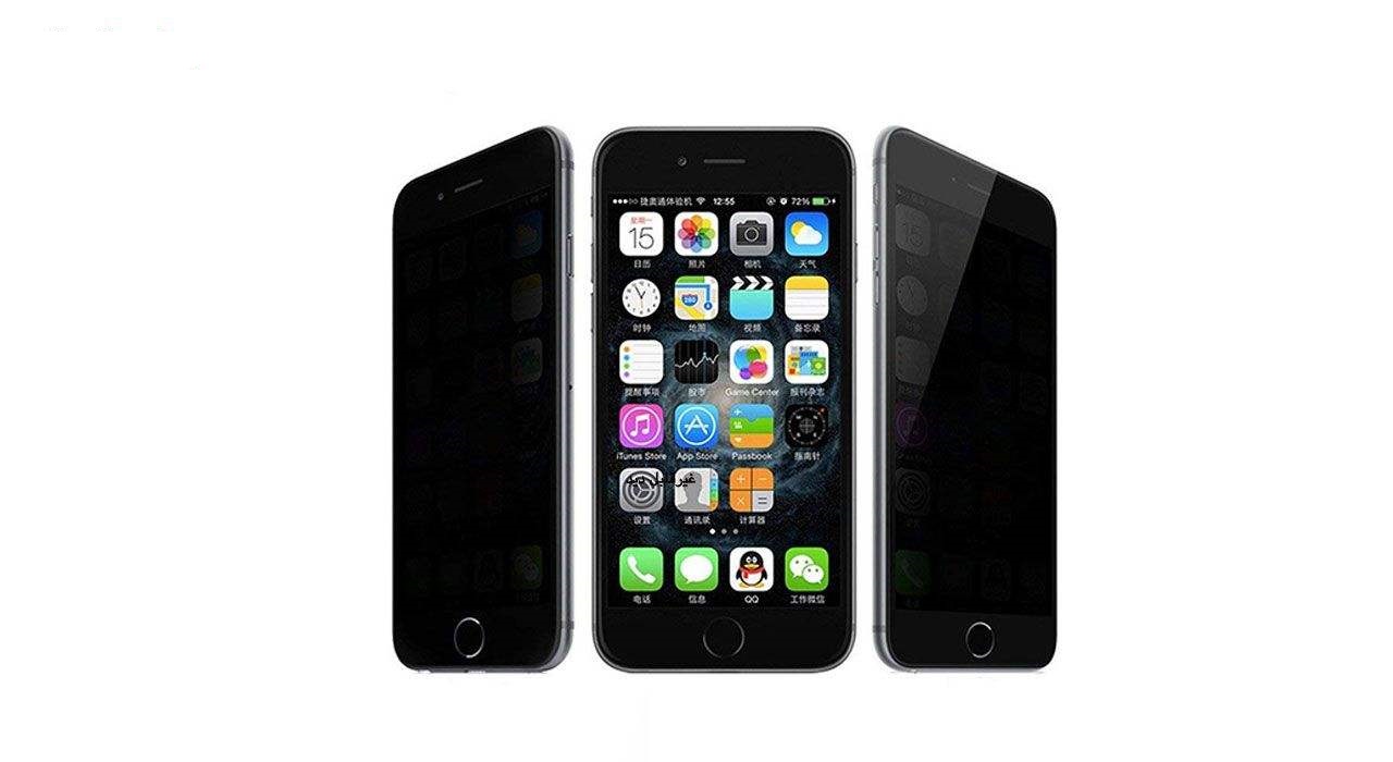گلس حریم شخصی تمام صفحه اپل Apple iPhone SE 2020 / 8 / 7 Privacy Golden Armor — تصویر ۳