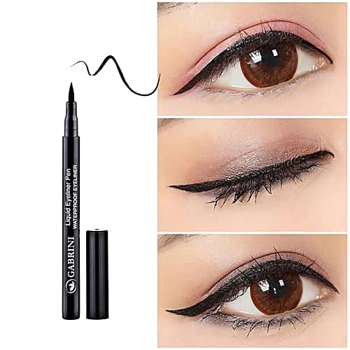 خط چشم ماژیکی گابرینی مدل Liquid Black Eyeliner Pen — تصویر ۲