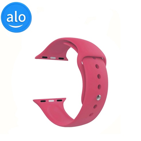 بند اپل واچ سیلیکونی سایز 42/44/45/49 صورتی پر رنگ