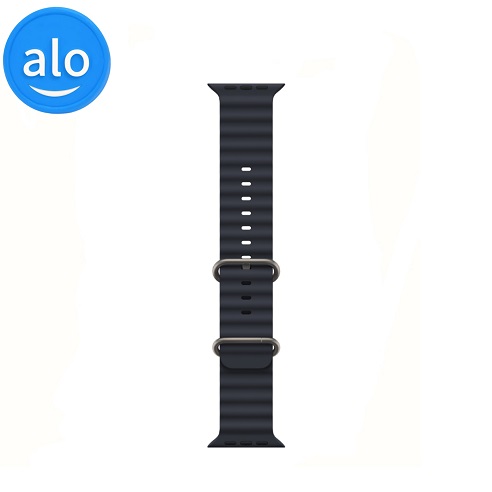 بند اوشن سیلیکونی اپل واچ اولترا رنگ سبز مدل Ocean band 42/44/45/49 — تصویر ۵