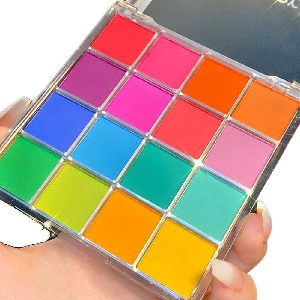 پالت سایه چشم 16 رنگ برند می.س لا.را با پیگمنت بالا ا Miss Lara 16 Colors Eye Shadow Palette — تصویر ۲