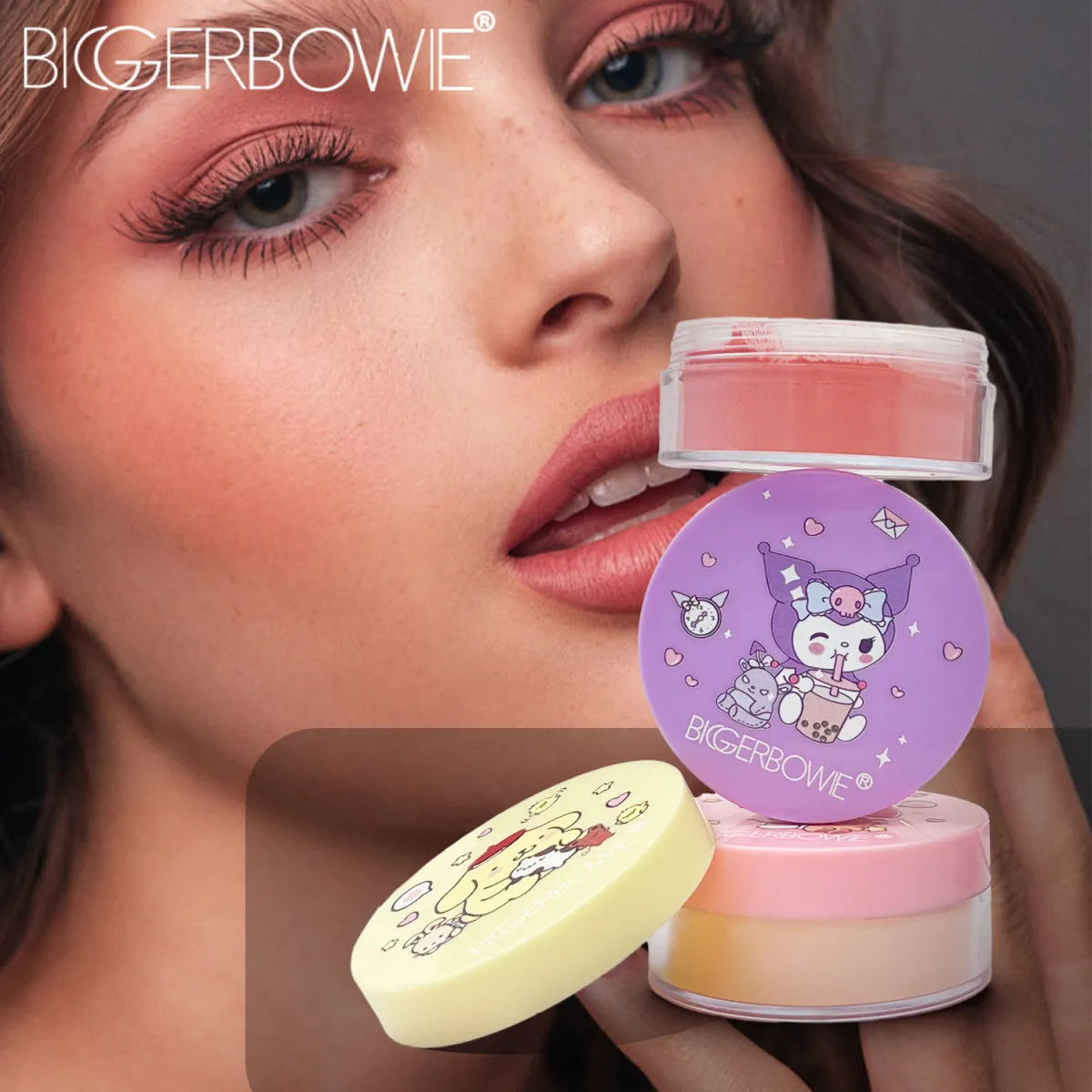 رژگونه کارتونی لطیف کرومی ا Soft chrome cartoon blush — تصویر ۳