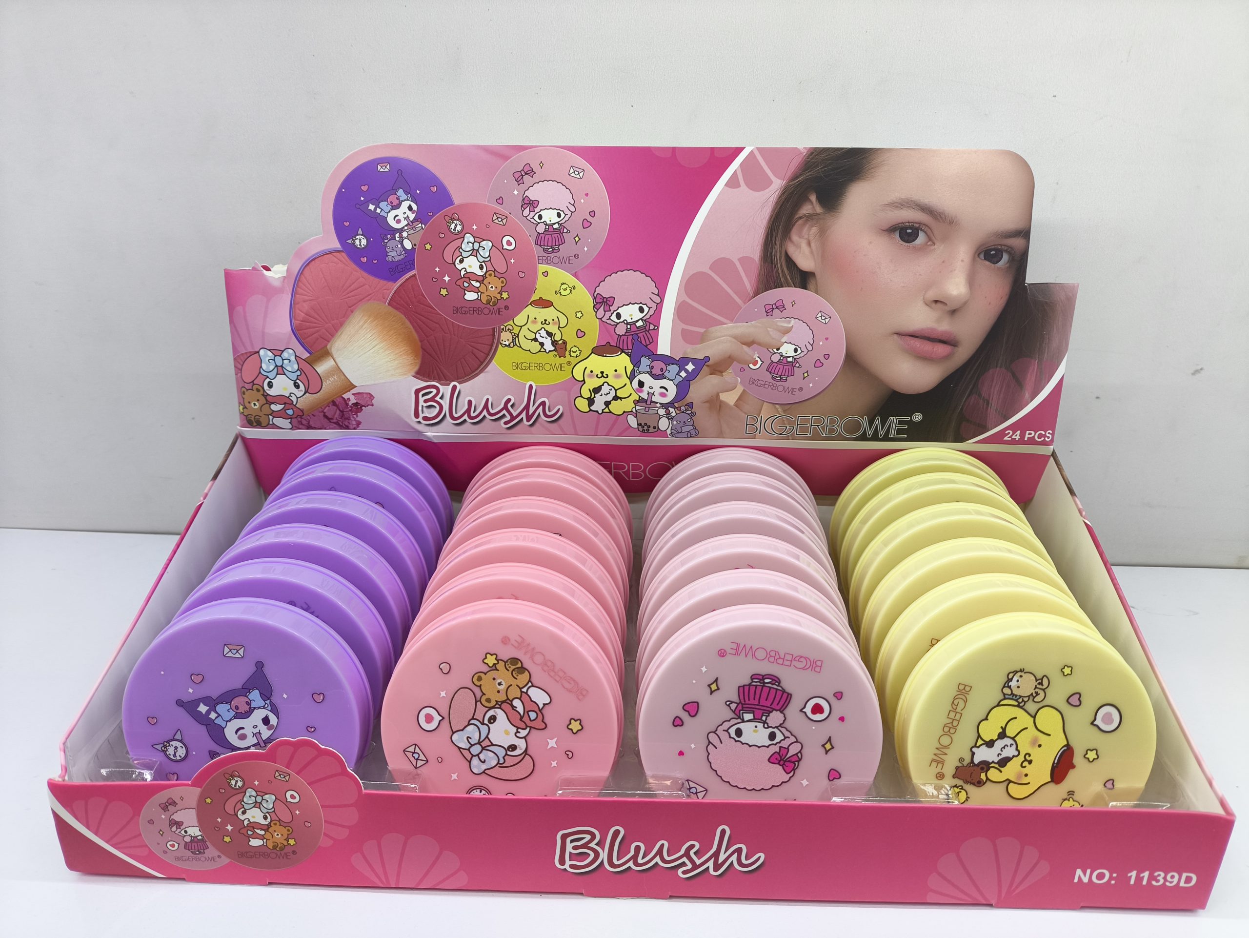 رژگونه کارتونی لطیف کرومی ا Soft chrome cartoon blush — تصویر ۵