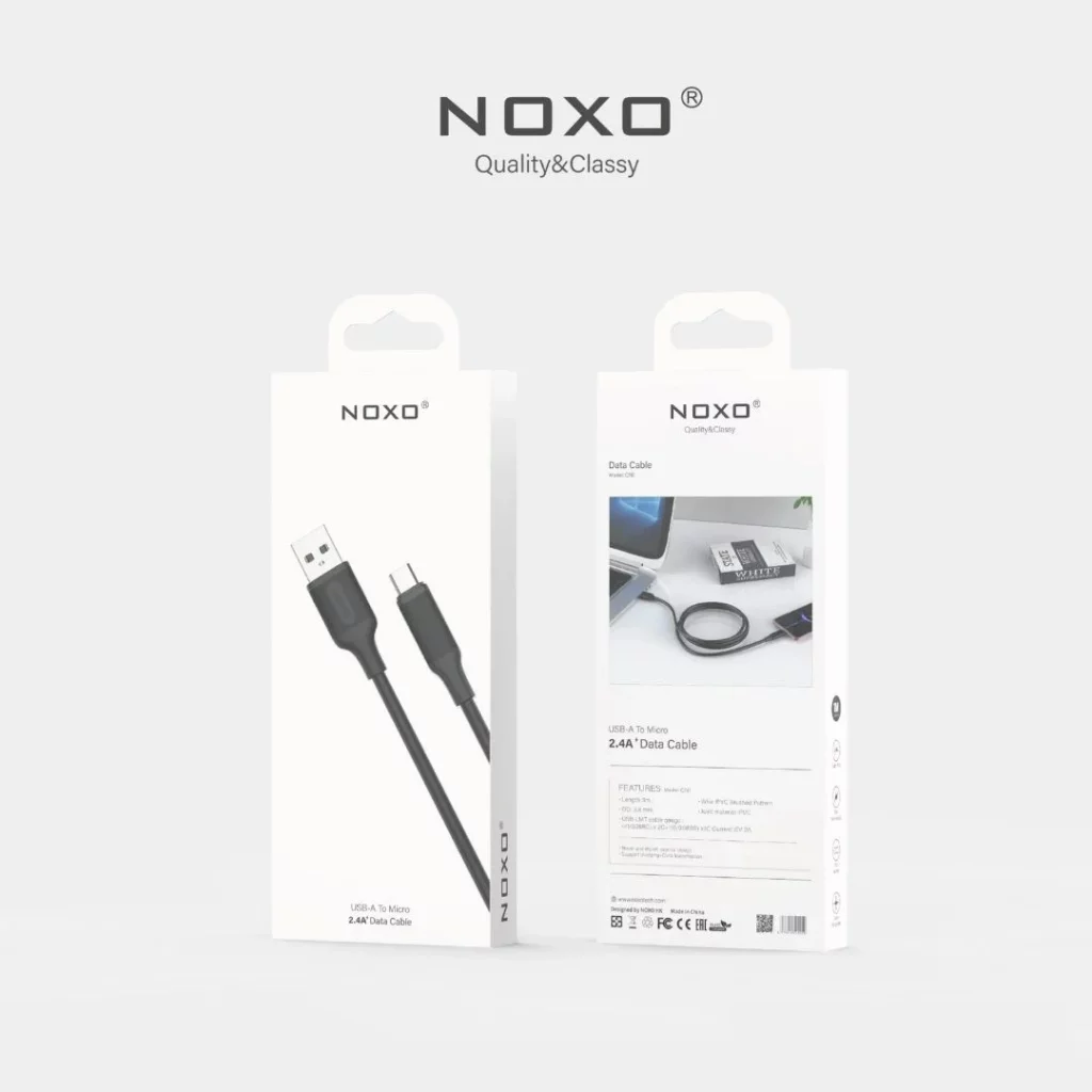کابل تبدیل USB-A به Micro نوکسو مدل CN-1 طول 1متر — تصویر ۳
