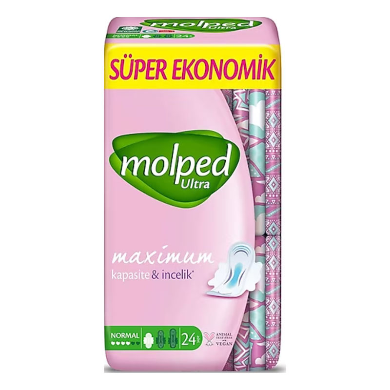 نوار بهداشتی مولپد مدل Maximum Kapasite & Incelik بسته 24 عددی