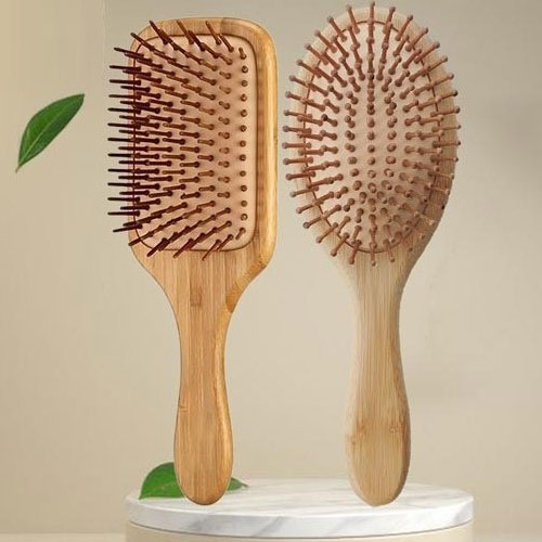 برس مو چوبی بامبو ا Bamboo Wooden Hair Brush