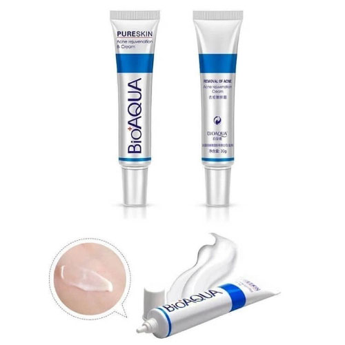 کرم تیوپی درمانی ضد جوش و آکنه بیوآکوا ا Bioaqua anti-acne treatment cream — تصویر ۴