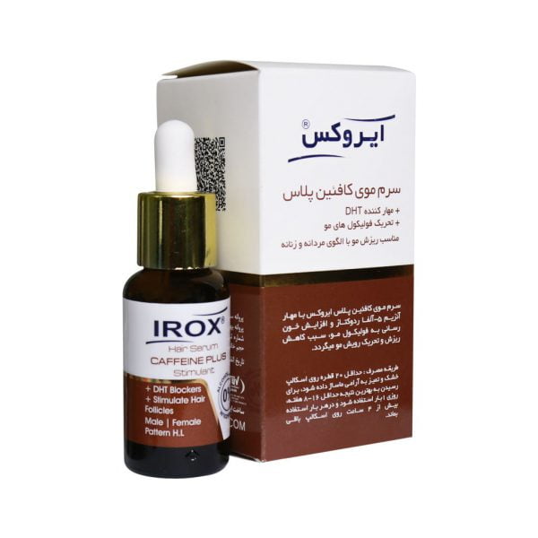 سرم ضد ریزش موی ایروکس مدل کافئین پلاس حجم 30 میلی لیتر — تصویر ۲