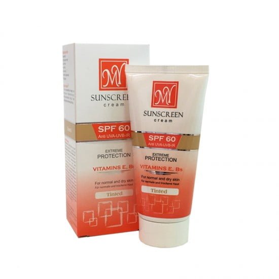 کرم ضدآفتاب رنگی مای SPF60 حاوی ویتامین E و B5 حجم 50 میلی لیتر