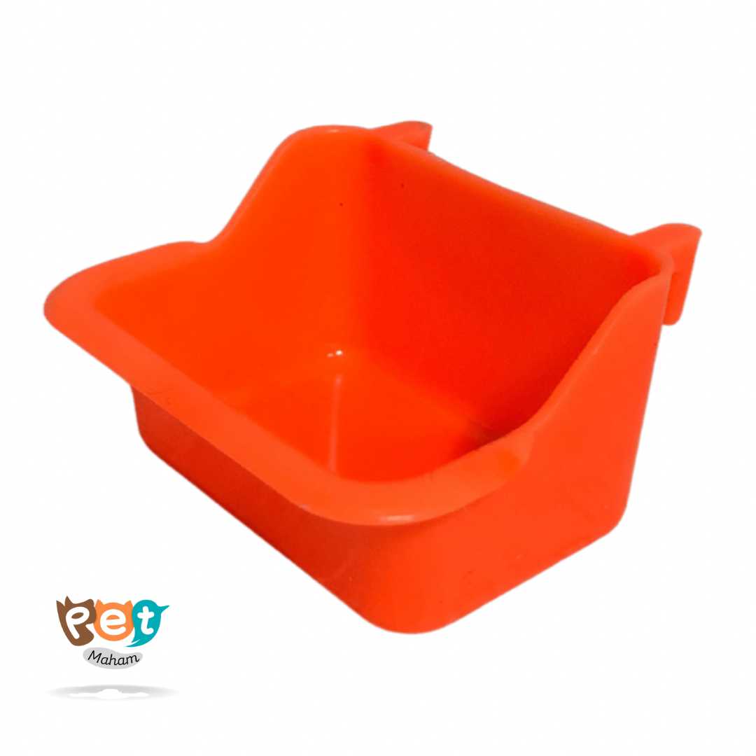 ظرف پرنده مدل ظرف لبه دار کد 1025 — تصویر ۳
