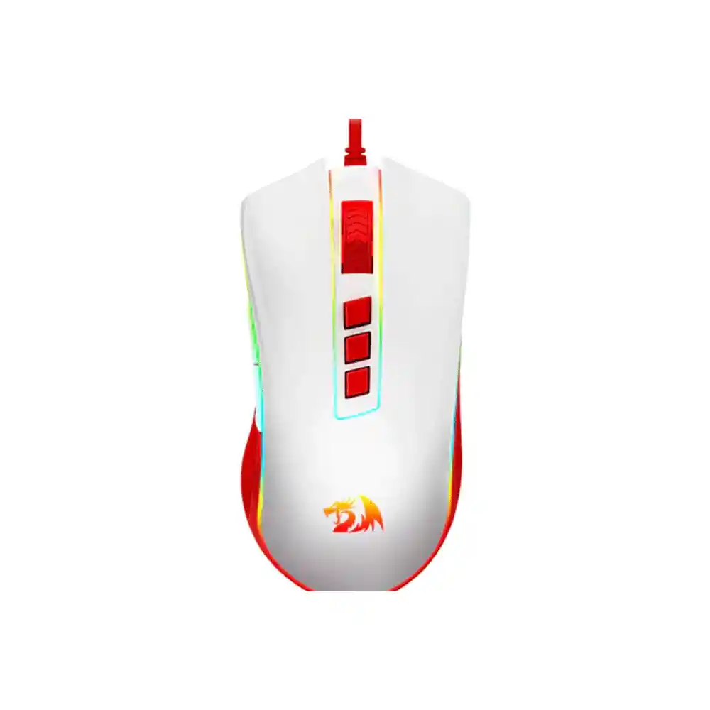 ماوس گیمینگ ردراگون Redragon COBRA M711C WHITE RED