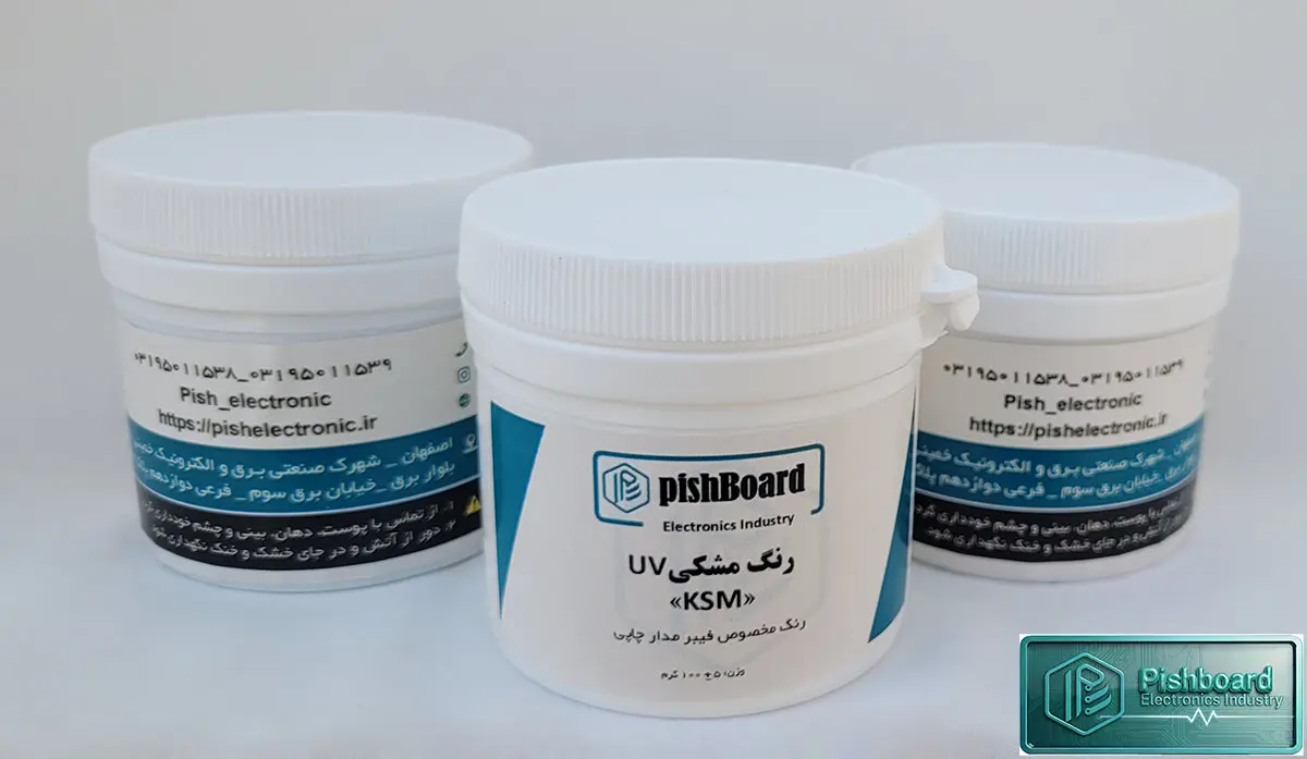 رنگ مشکی UV صد گرمی پیشبرد — تصویر ۶