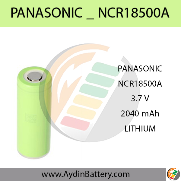 باتری لیتیومی قابل شارژ پاناسونیک PANASONIC-NCR18500A- 2040mAh — تصویر ۲