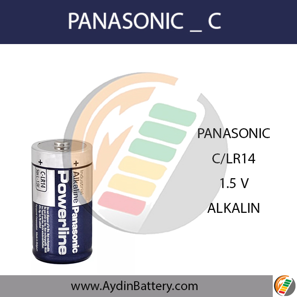 باتری سایز متوسط آلکالاین پاناسونیک PANASONIC-C1 — تصویر ۲