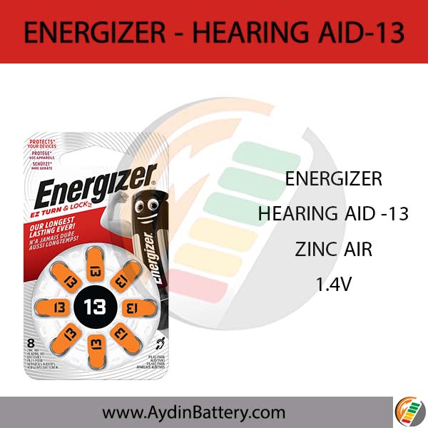 باتری سمعکی انرجایزر ENERGIZER- HEARING AID 13 — تصویر ۲