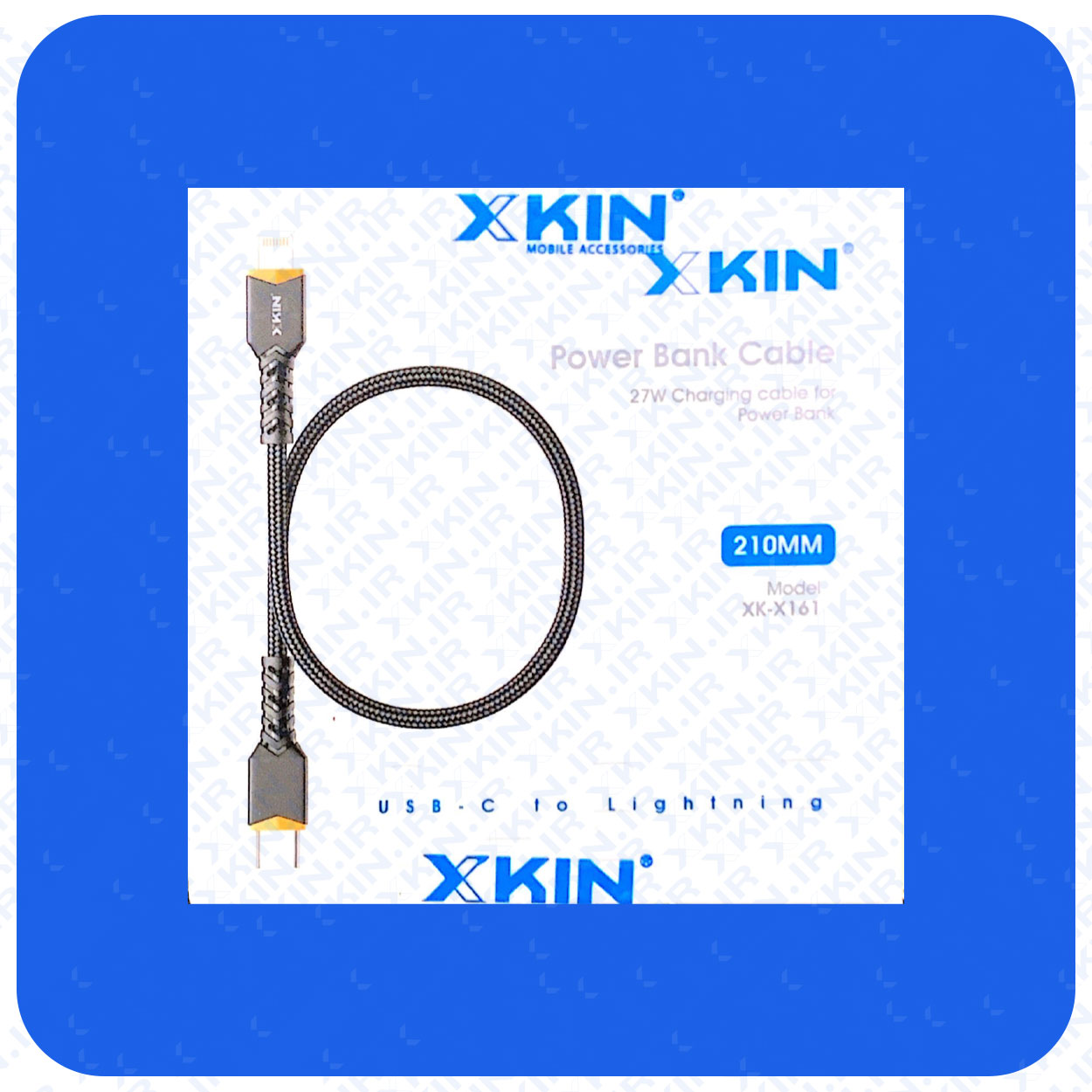 کابل شارژ USB-C به لایتنینگ ایکس کین مدل XK-X161 — تصویر ۳