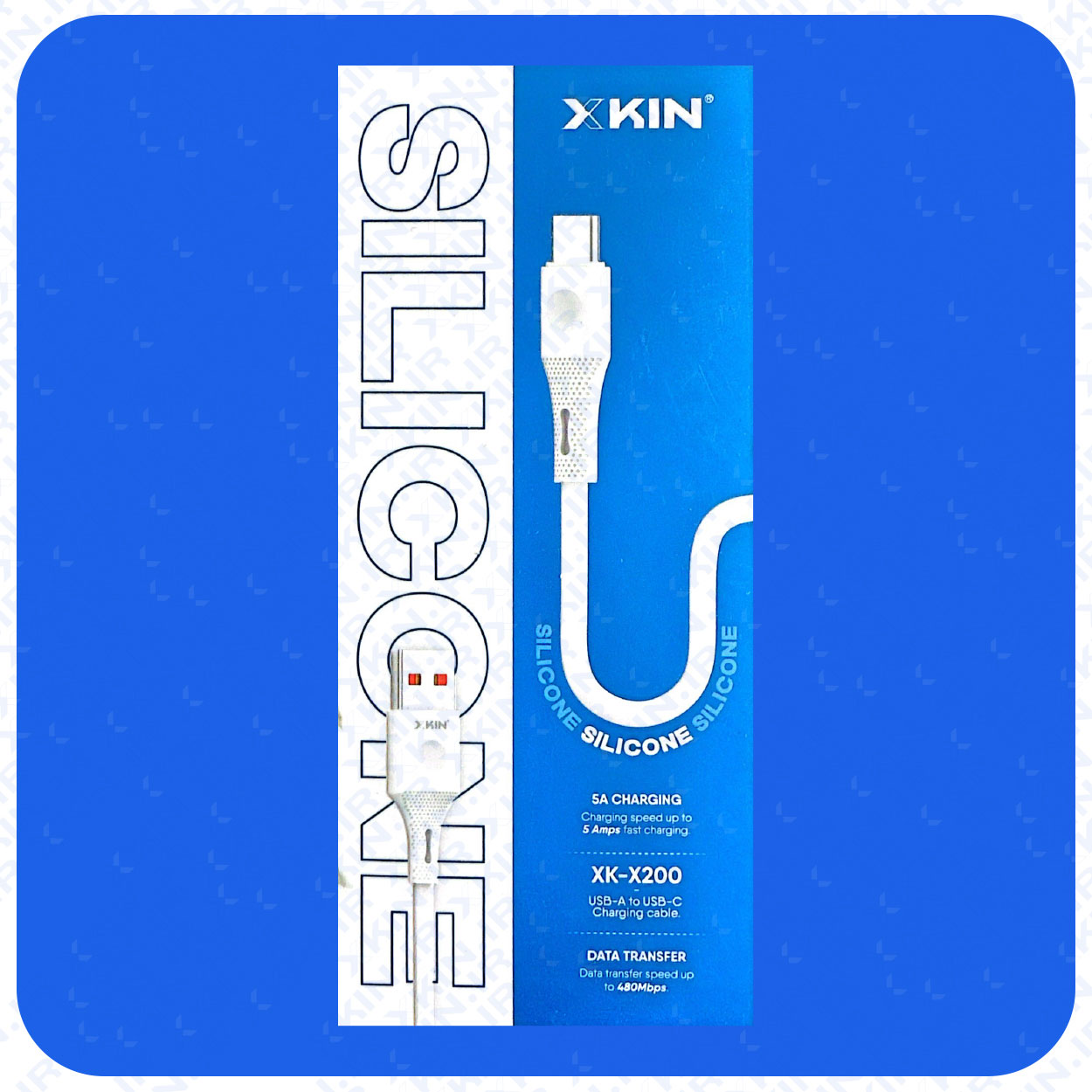 کابل شارژ USB به USB-C ایکس کین مدل XK-X200 طول 1 متر قابلیت انتقال فایل — تصویر ۲