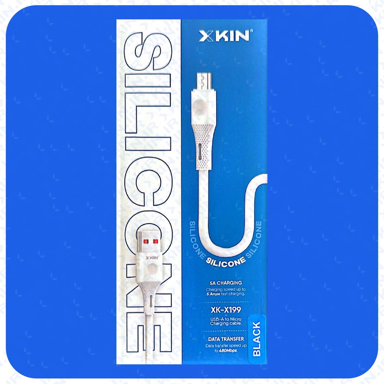 کابل شارژ USB به MICRO ایکس کین مدل XK-X199 طول 1 متر قابلیت انتقال فایل