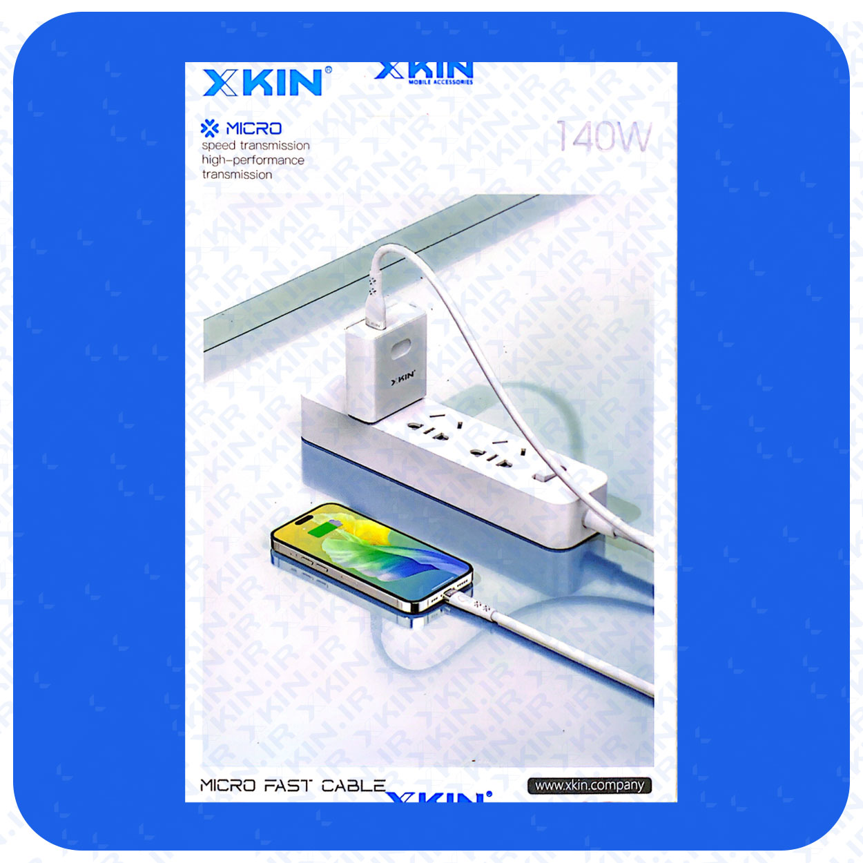 کابل شارژ USB به MICRO ایکس کین مدل XK-X122 طول 1 متر — تصویر ۳