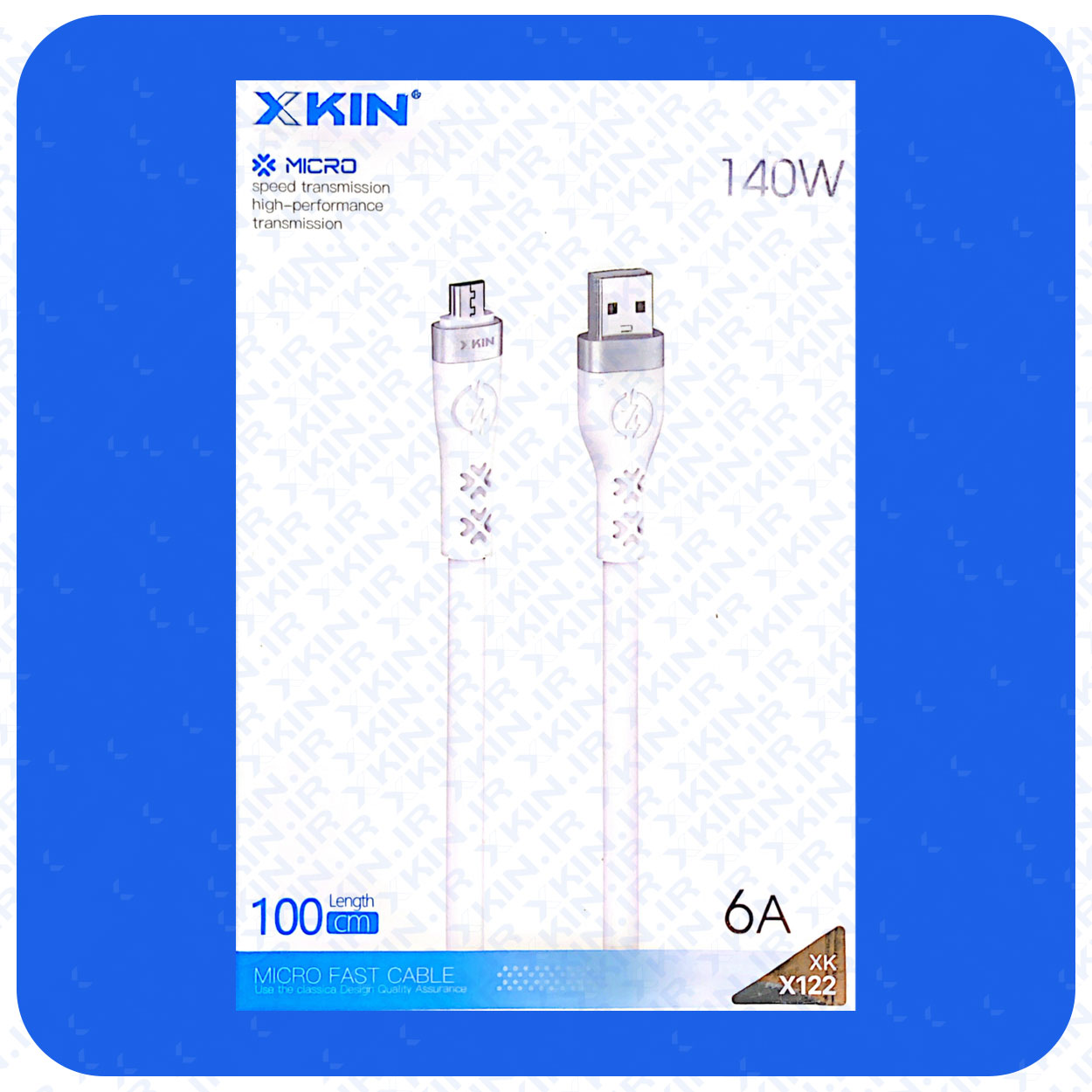 کابل شارژ USB به MICRO ایکس کین مدل XK-X122 طول 1 متر — تصویر ۲