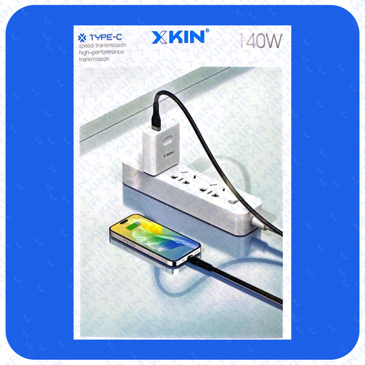 کابل شارژ USB به USB-C ایکس کین مدل XK-X121 طول 1 متر — تصویر ۶