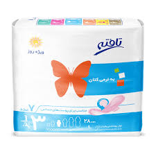 نوار بهداشتی بالدار تافته ویژه روز نازک 7 عددی — تصویر ۲
