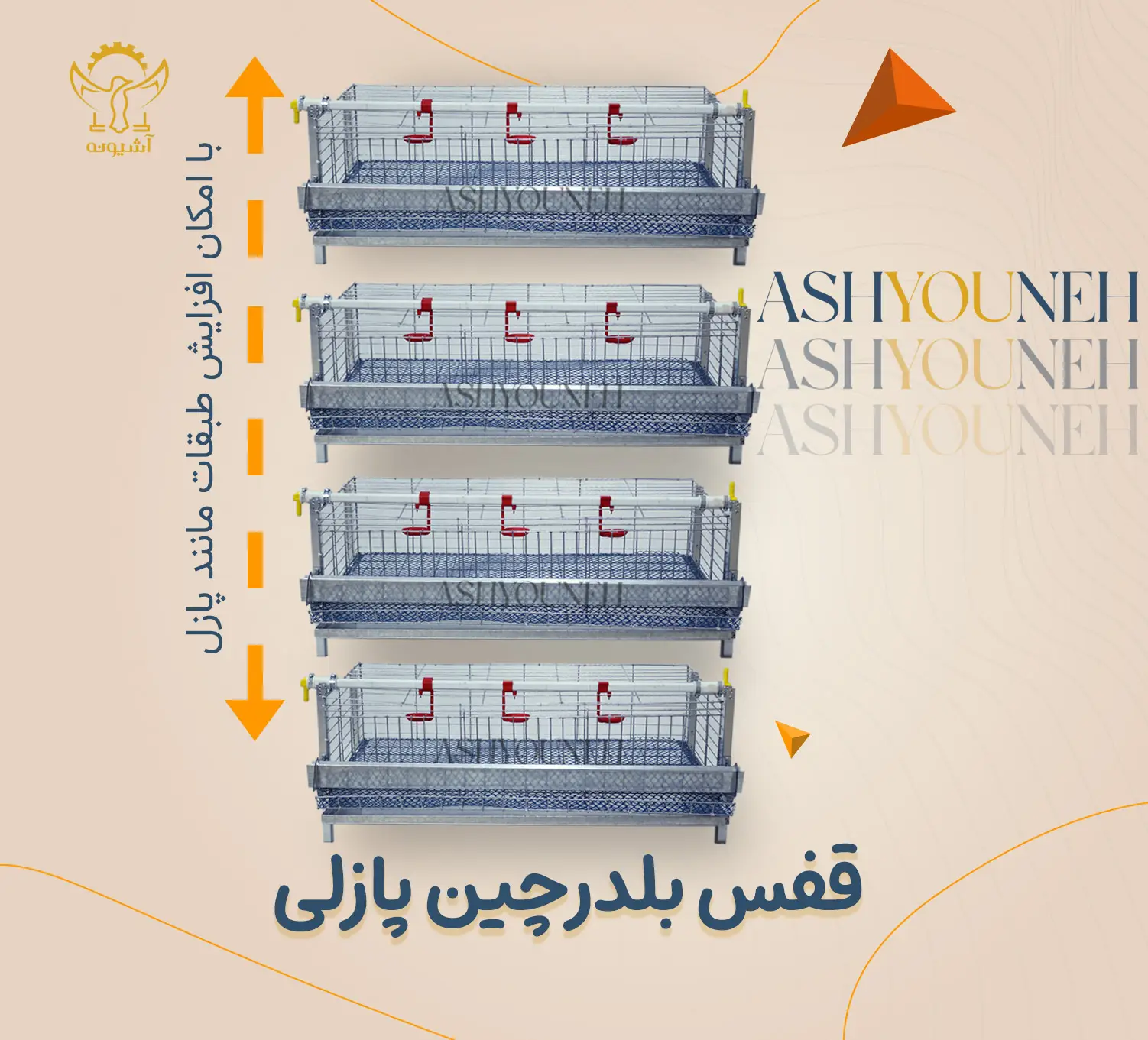 قفس بلدرچین پازلی (خانگی) — تصویر ۲