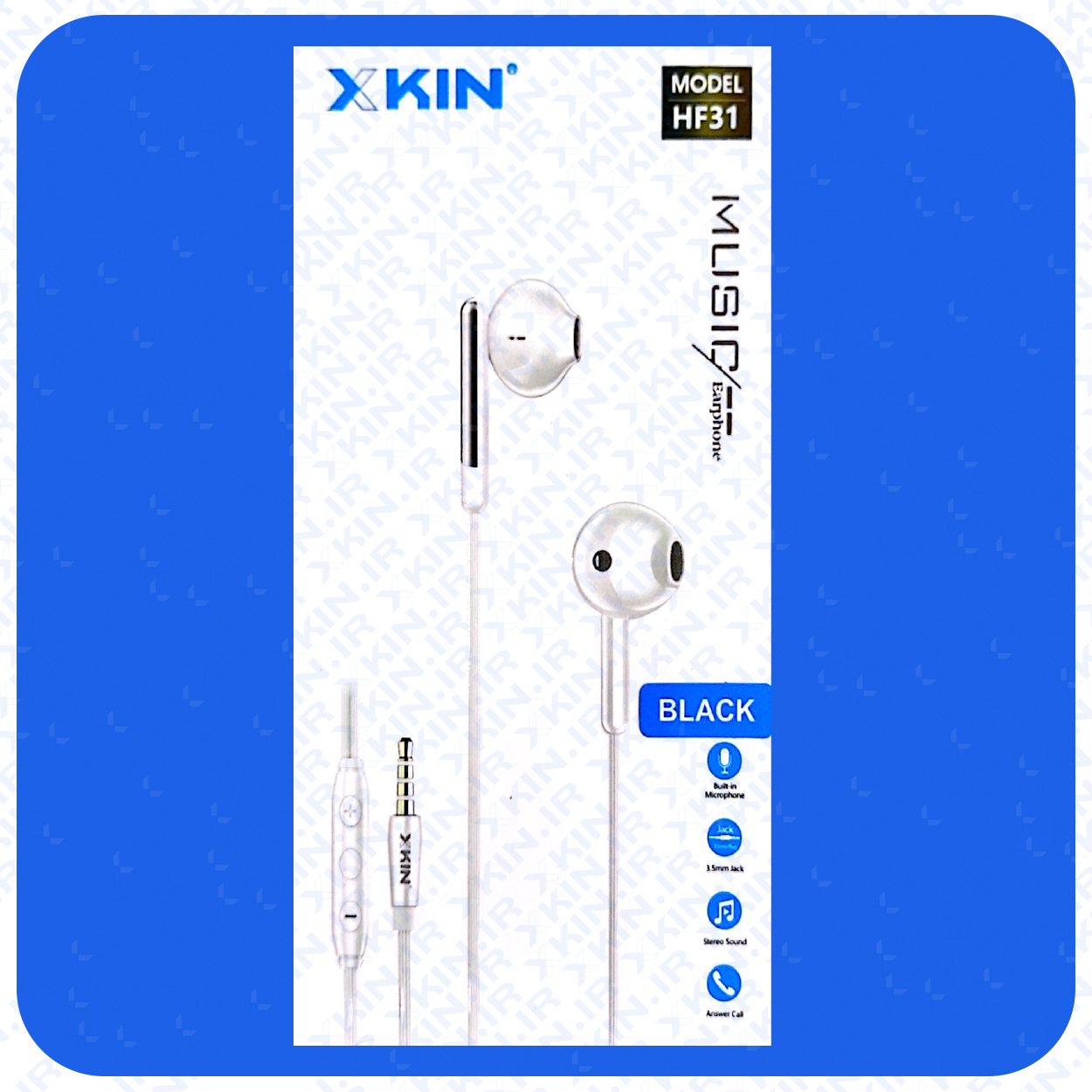 هندزفری ایکس کین مدل X KIN XK-HF31 — تصویر ۲