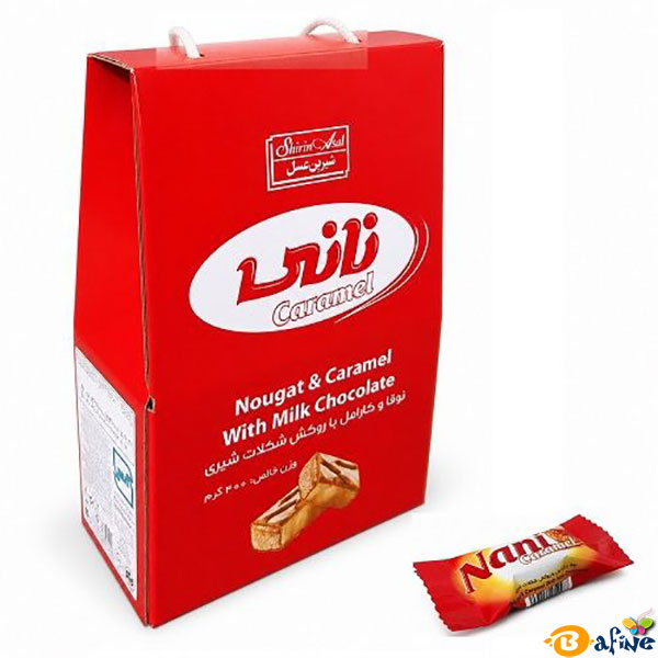 شکلات مغزدار نانی شیرین عسل بسته ۴۰۰ گرمی
