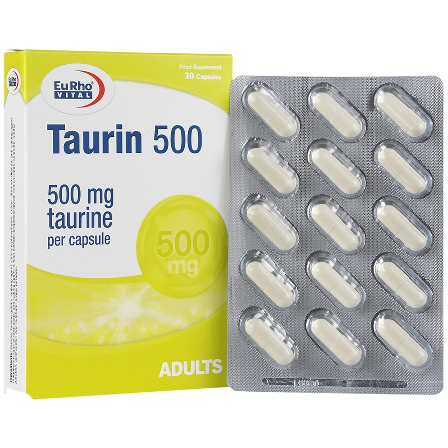 تائورین 500 میلی گرم یوروویتال (30عدد)