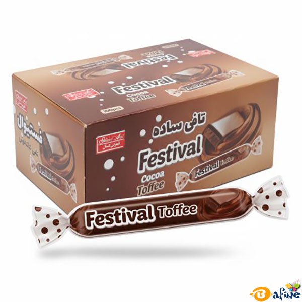 تافی مدادی فستیوال شیرین عسل طعم کاکائو بسته ۱۰۰ عددی