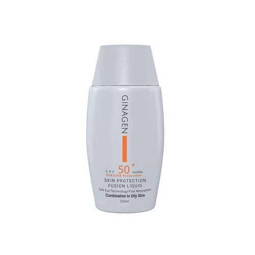 کرم ضد آفتاب بی رنگ ژیناژن SPF 50 برای پوست چرب و مختلط (50 میل)