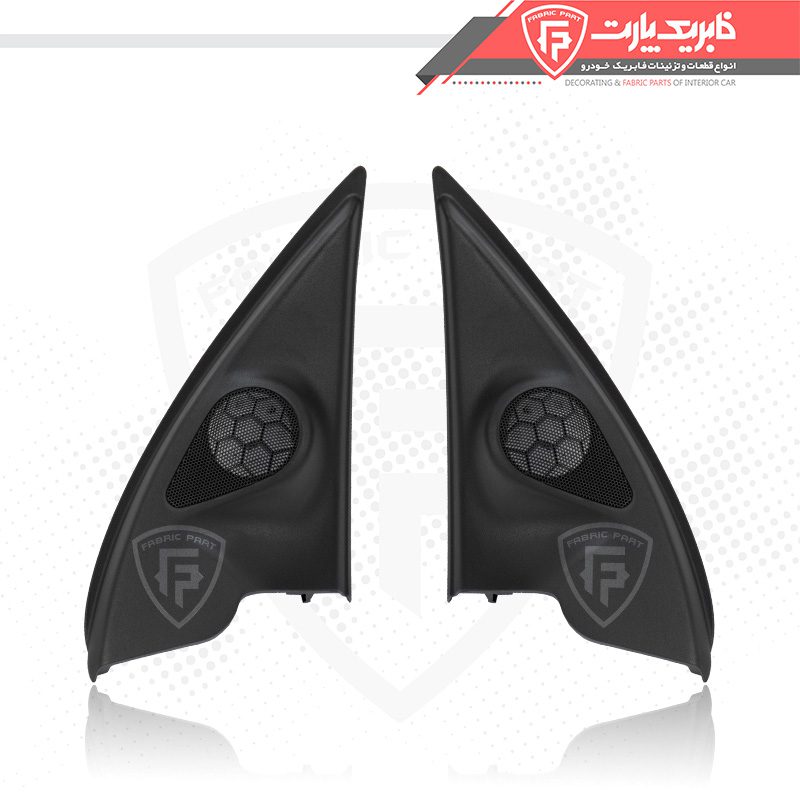 قاب پلاستیکی لچکی آینه پژو 206 تیپ 6 دست کامل