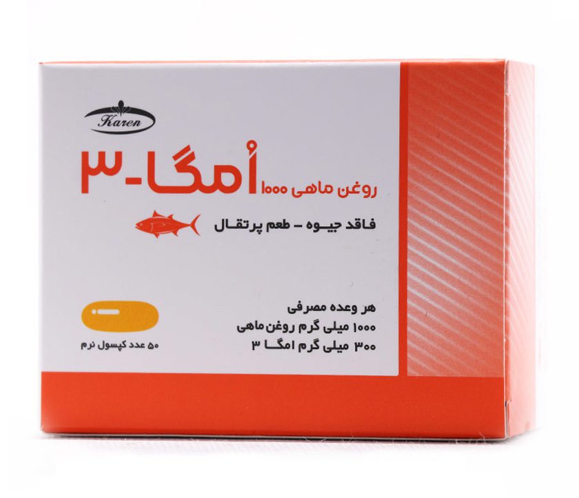 کپسول امگا 3 1000 کارن (50عدد) — تصویر ۲