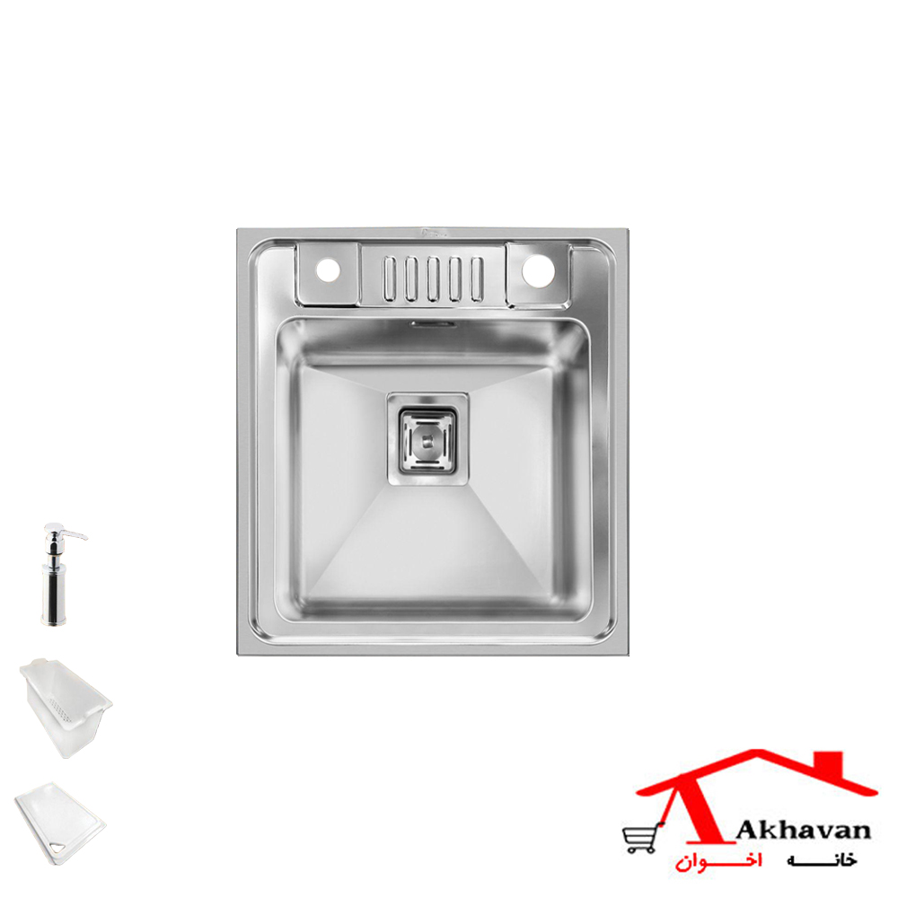 سینک ظرفشویی توکار کد 382 اخوان