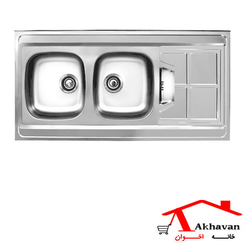 سینک ظرفشویی روکار کد 152 اخوان