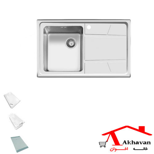 سینک ظرفشویی توکار کد 314 اخوان