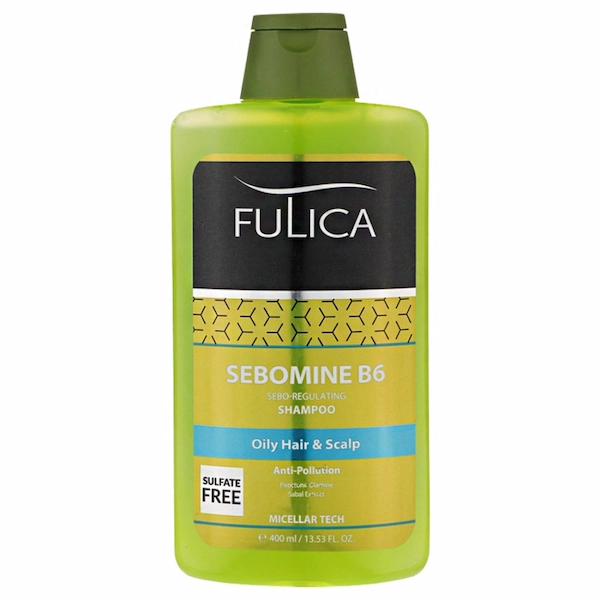 شامپو مخصوص موهای چرب SEBOMINE B6 حجم 400 میلی‌لیتر