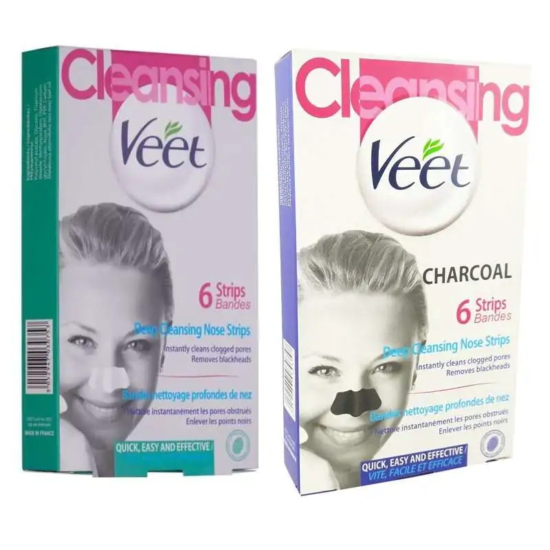 چسب بینی جوش سر سیاه ویت veet مدل معمولی دو بسته 6 عددی — تصویر ۲