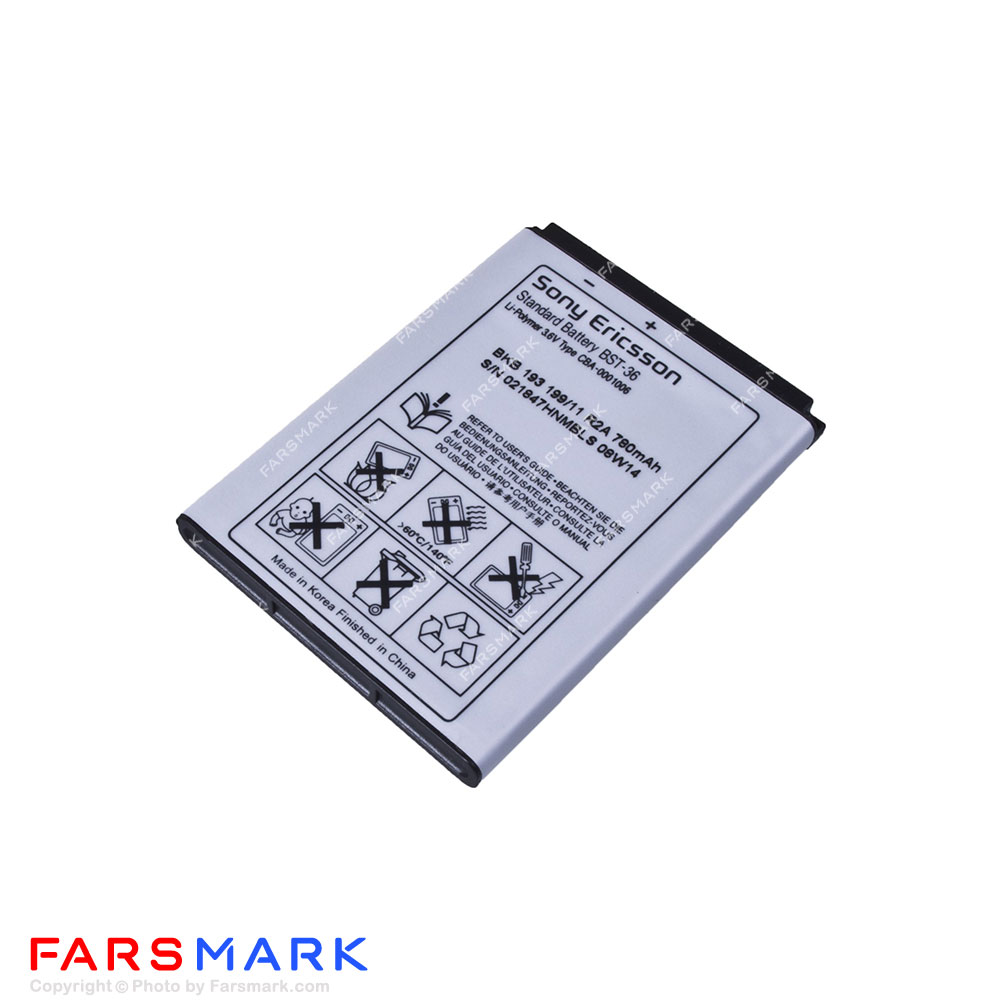 باتری اصلی گوشی سونی Sony Ericsson K330 مدل BST-36
