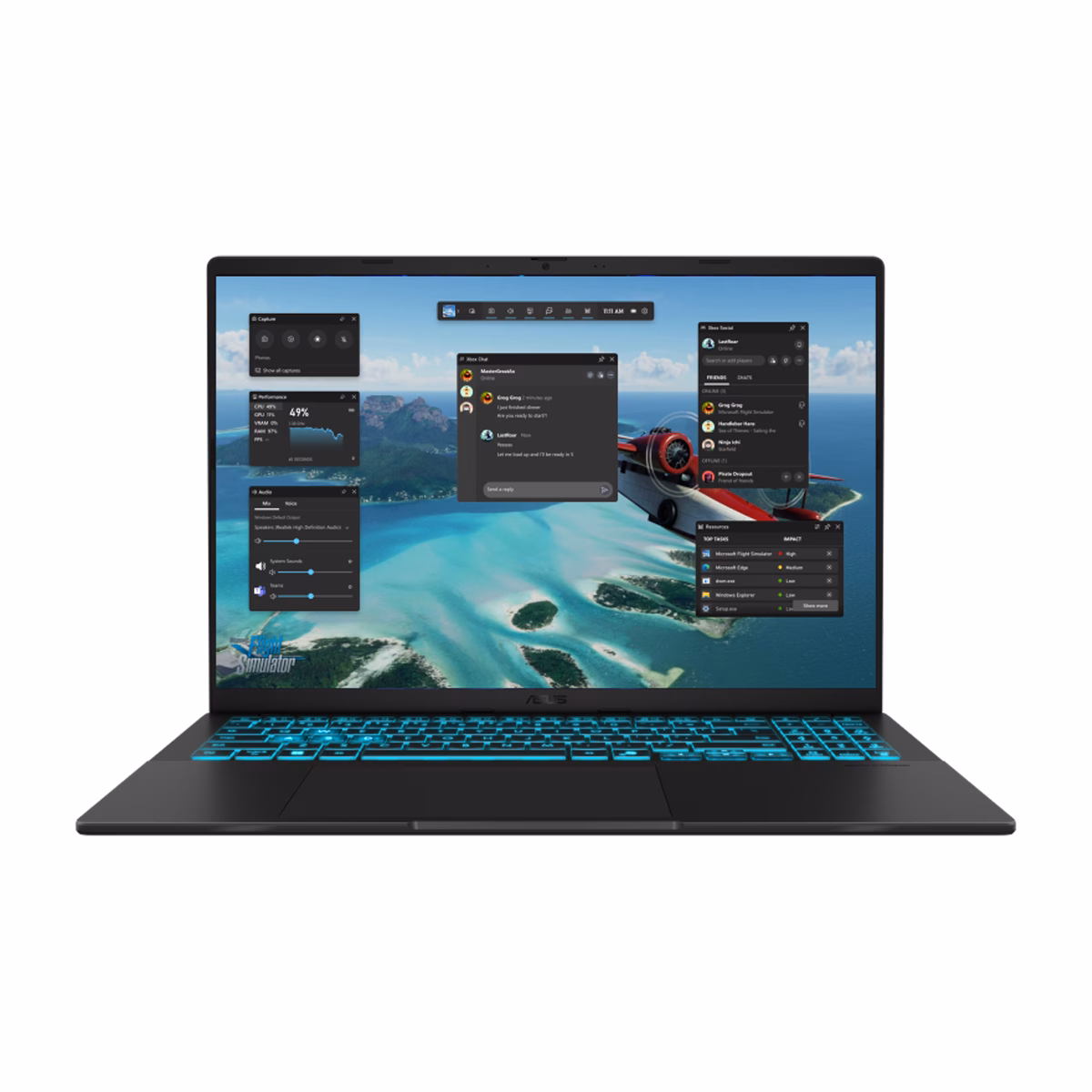 لپ تاپ ایسوس 16 اینچی مدل V16 V3607VM Core 7 240H 16GB 1TB RTX5060