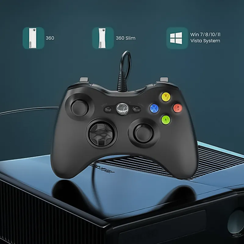 دسته بازی سیم دار ایکس باکس مدل Microsoft Xbox 360 — تصویر ۵